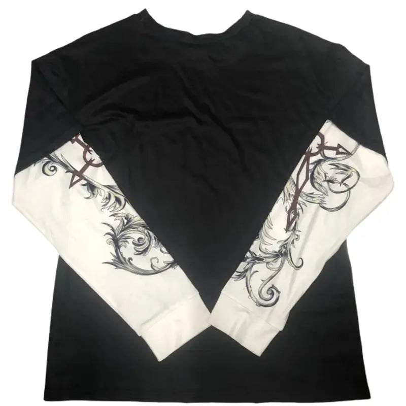 Vintage Gothic Long Sleeve Top