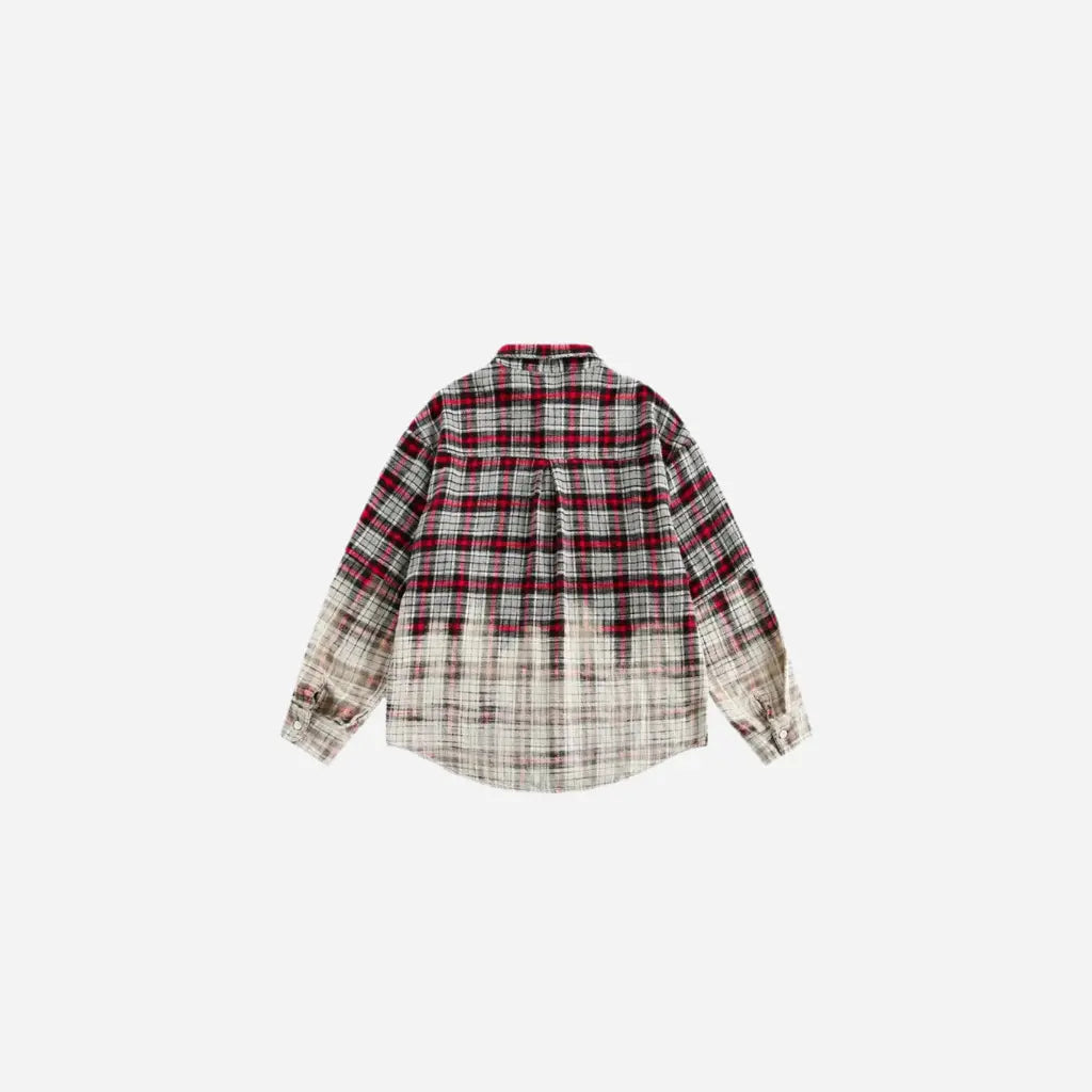 Vintage Gradient Dyed Flannel Shirt Hominus Denim