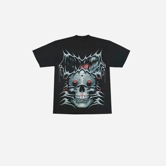 Vintage Retro Gothic Printed Design Tee Hominus Denim