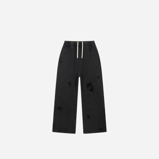 Vintage Ripped Men's Pants Man Pants Y2k Clothes Oversized Sweatpants High Street Streetwear Clothing Summer Casual Baggy Pants Hominus Denim