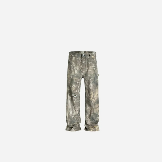 Vintage Washed Camouflage Jeans Baggy Jean Hominus Denim
