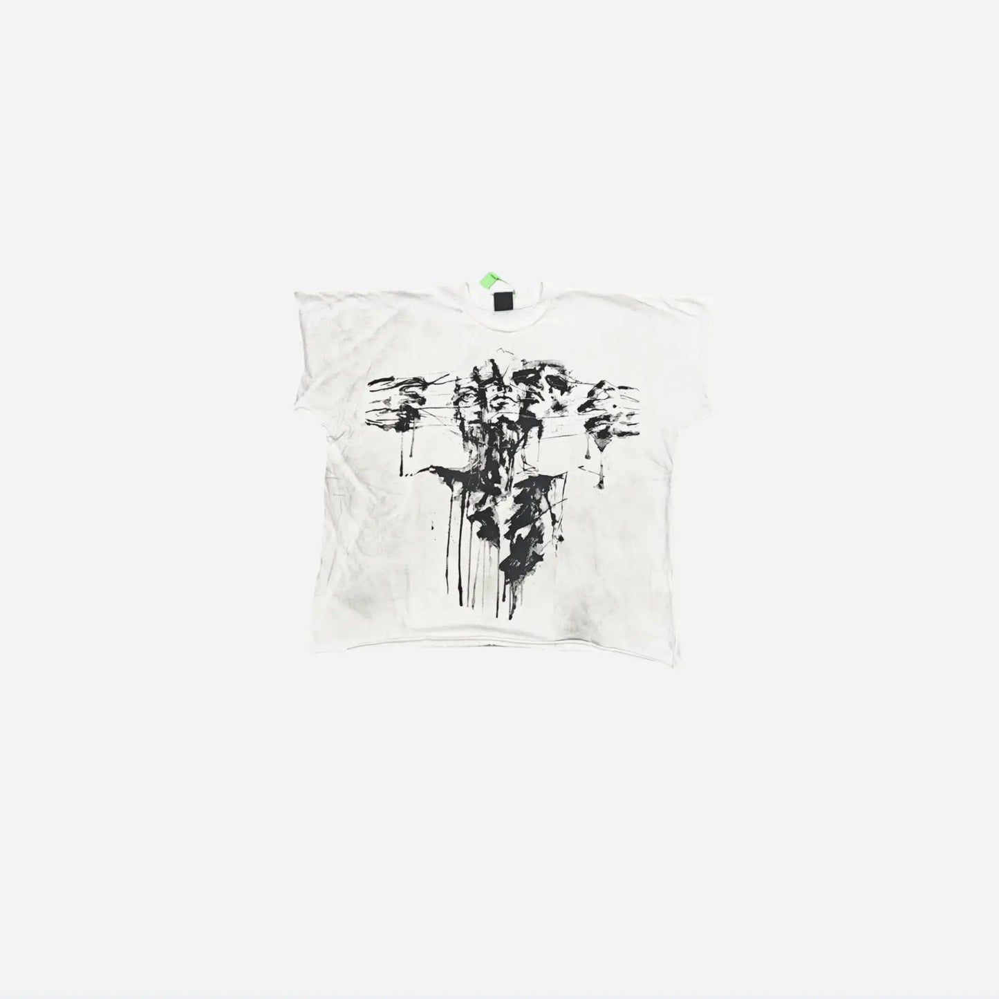 Vintage Washed Dirty Graphic Printed Tee Hominus Denim