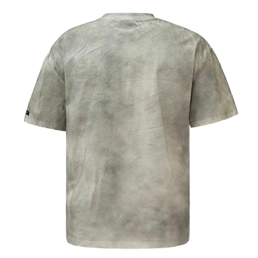 Vintage Washed Grunge Design Cross Tee Hominus Denim