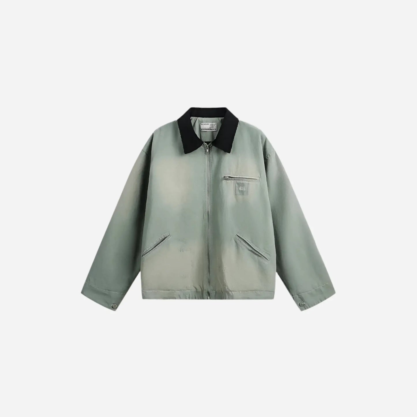 Washed Distressed Grunge Workwear Jacket Hominus Denim