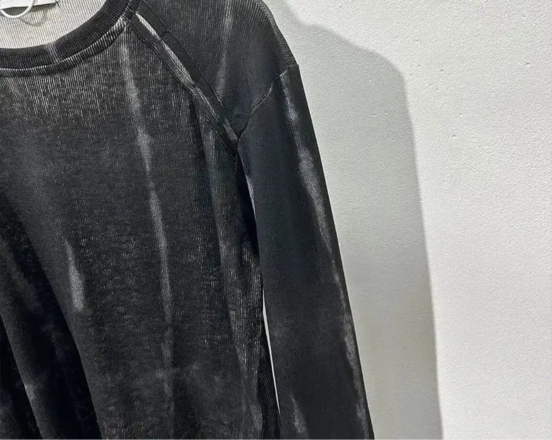 Washed Grunge Slim Long Sleeves Tee Hominus Denim