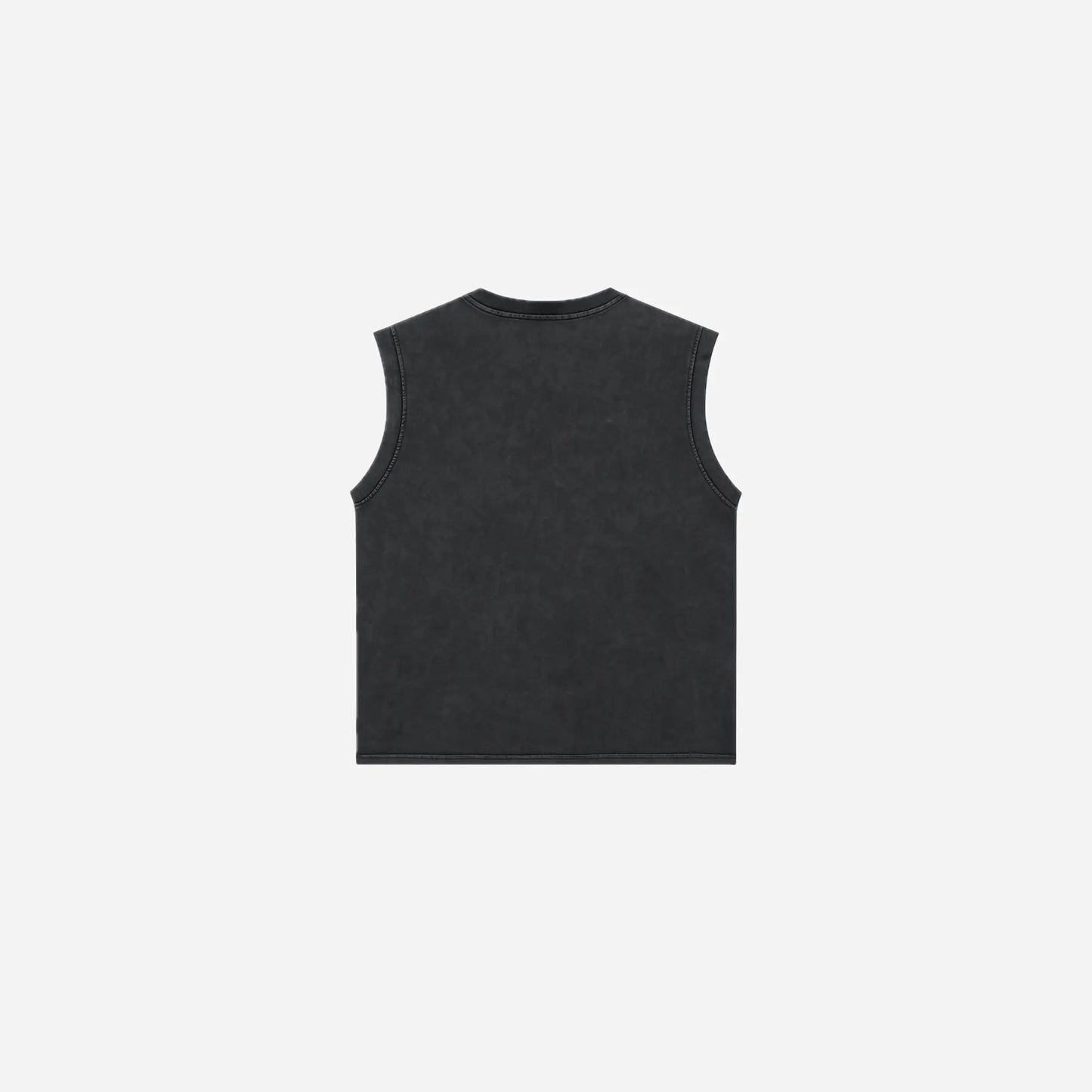 Washed Hominus Printed Design Tank Top Hominus Denim