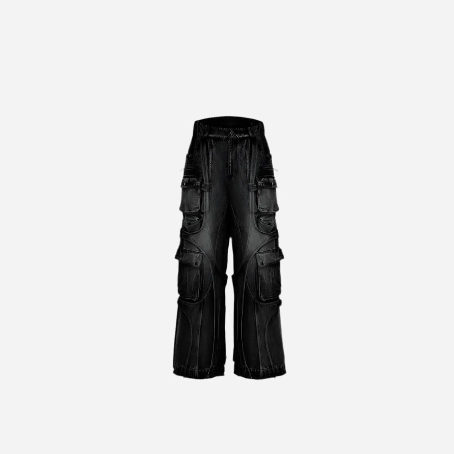Washed Layer Raver Baggy Denim Jean Hominus Denim