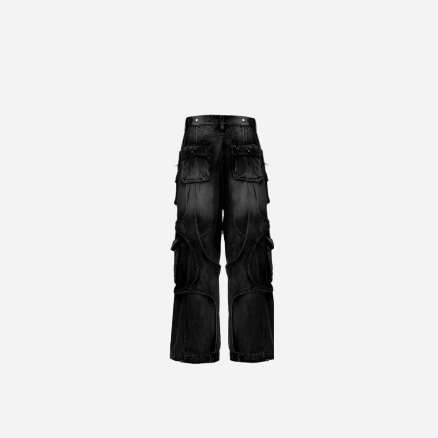 Washed Layer Raver Baggy Denim Jean Hominus Denim
