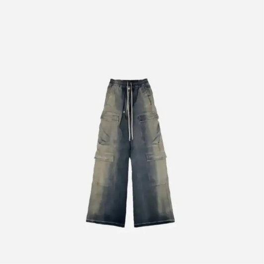 Washed Out Multi Pockets Baggy Jean Ma boutique