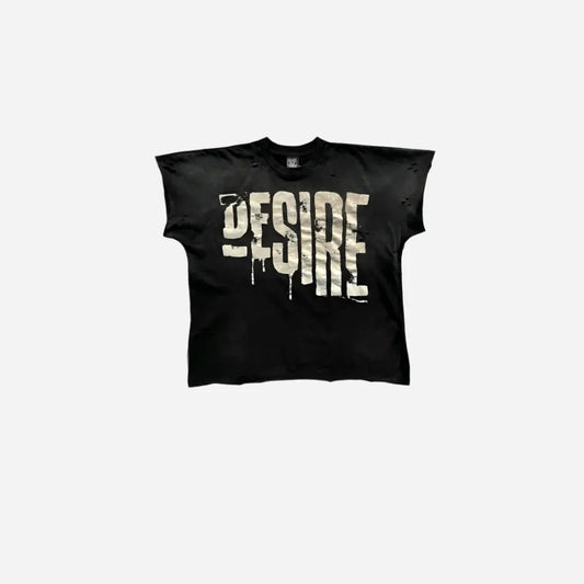 Washed Punk Printed Cropped Box Tee Hominus Denim