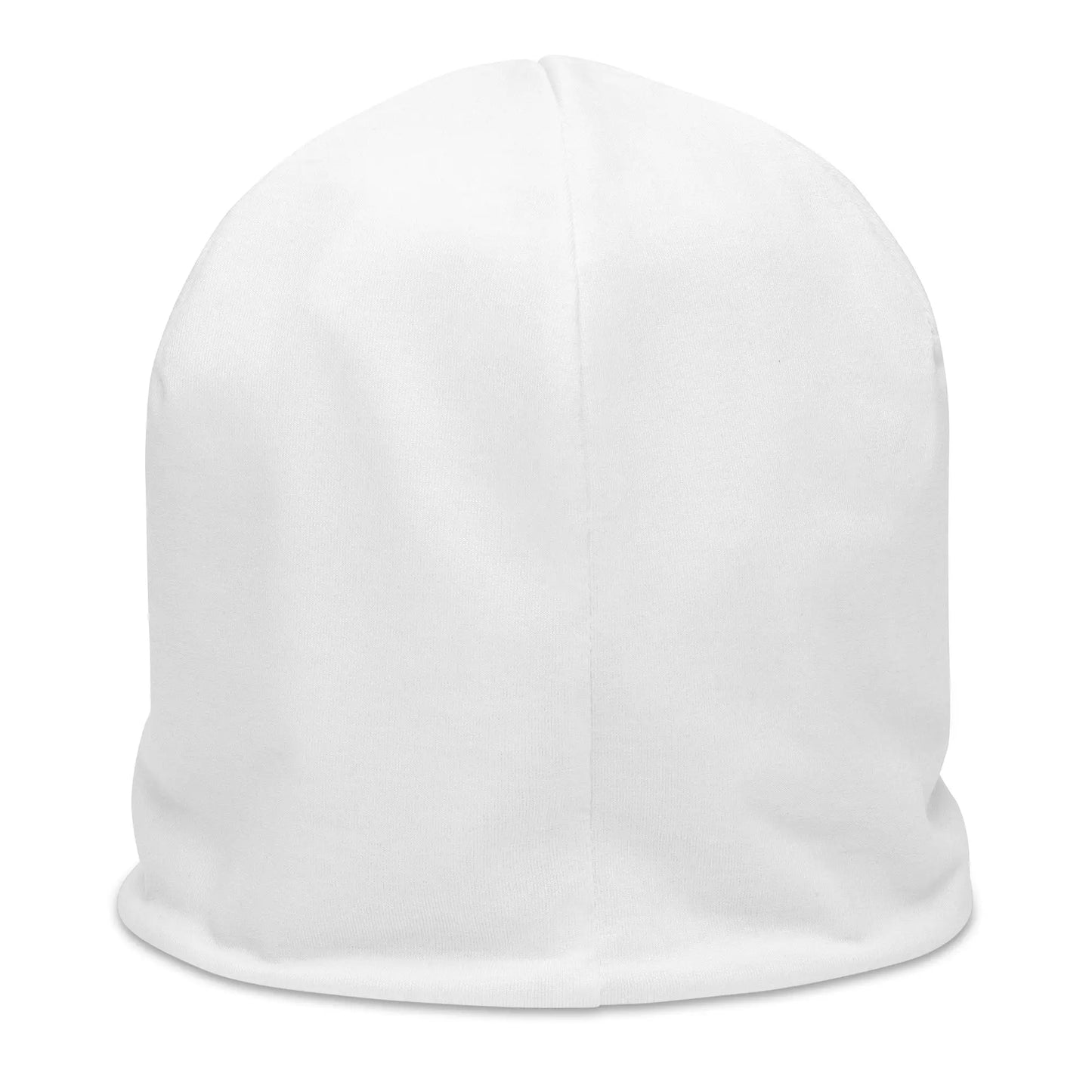 White Hominus Denim Gothic Logo Beanie Hominus Denim