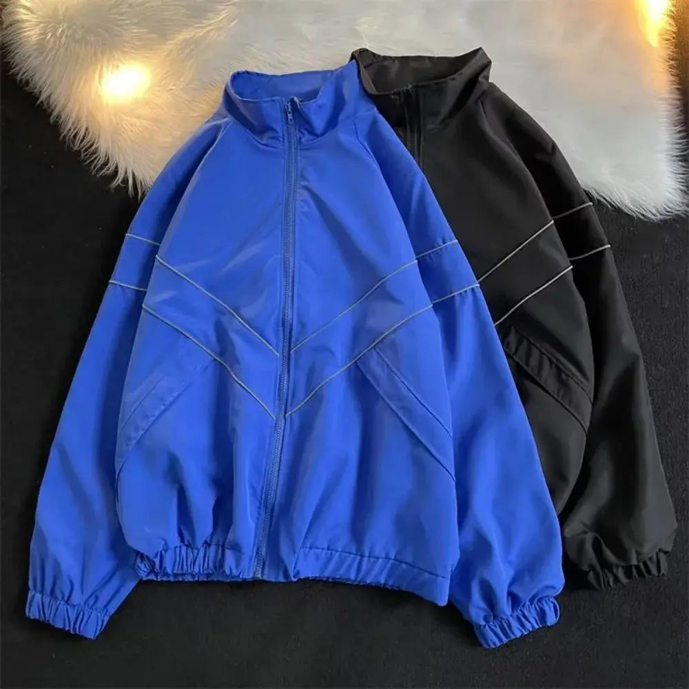 Windbreaker Tracksuit Light Zip Jacket - Hominus Denim