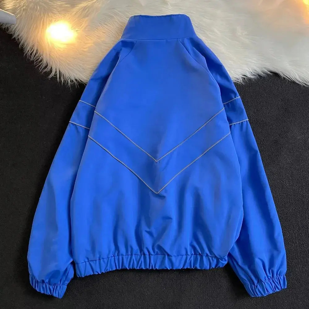 Windbreaker Tracksuit Light Zip Jacket - Hominus Denim