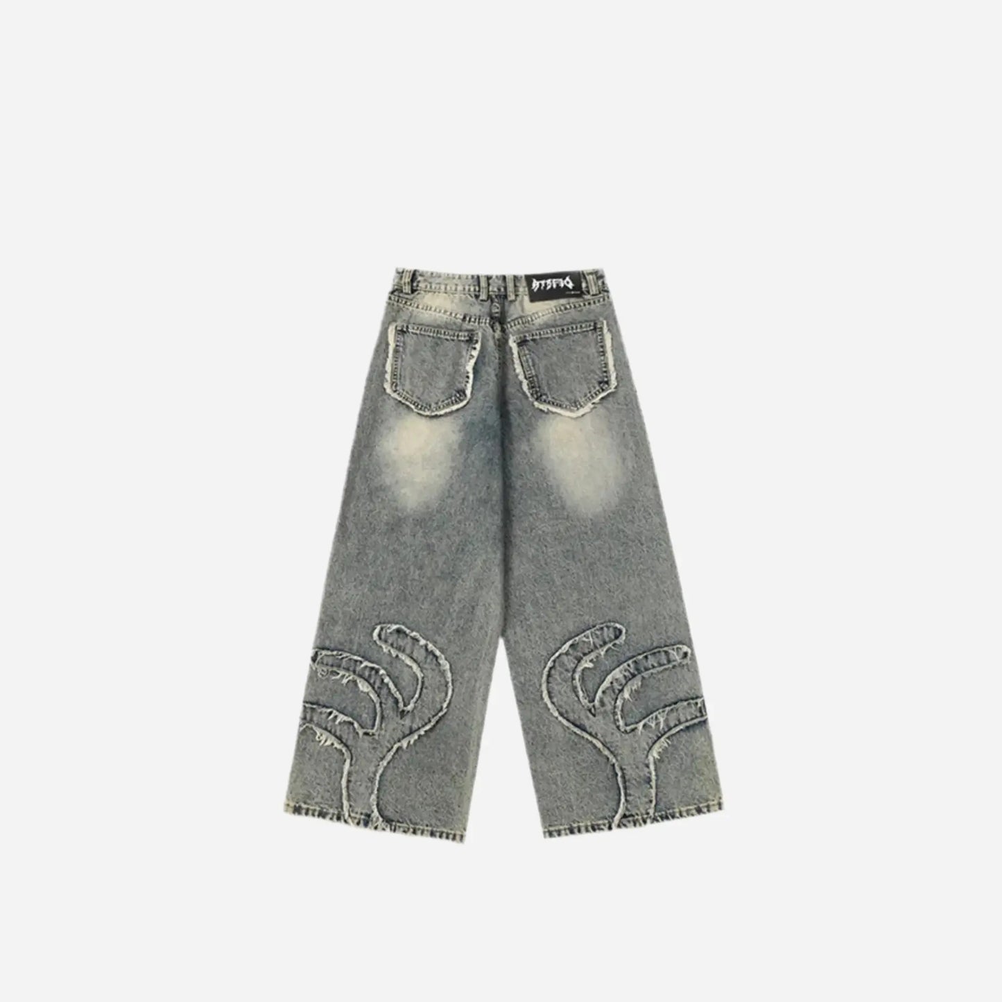 Y2K Distressed Baggy Jean Hominus Denim
