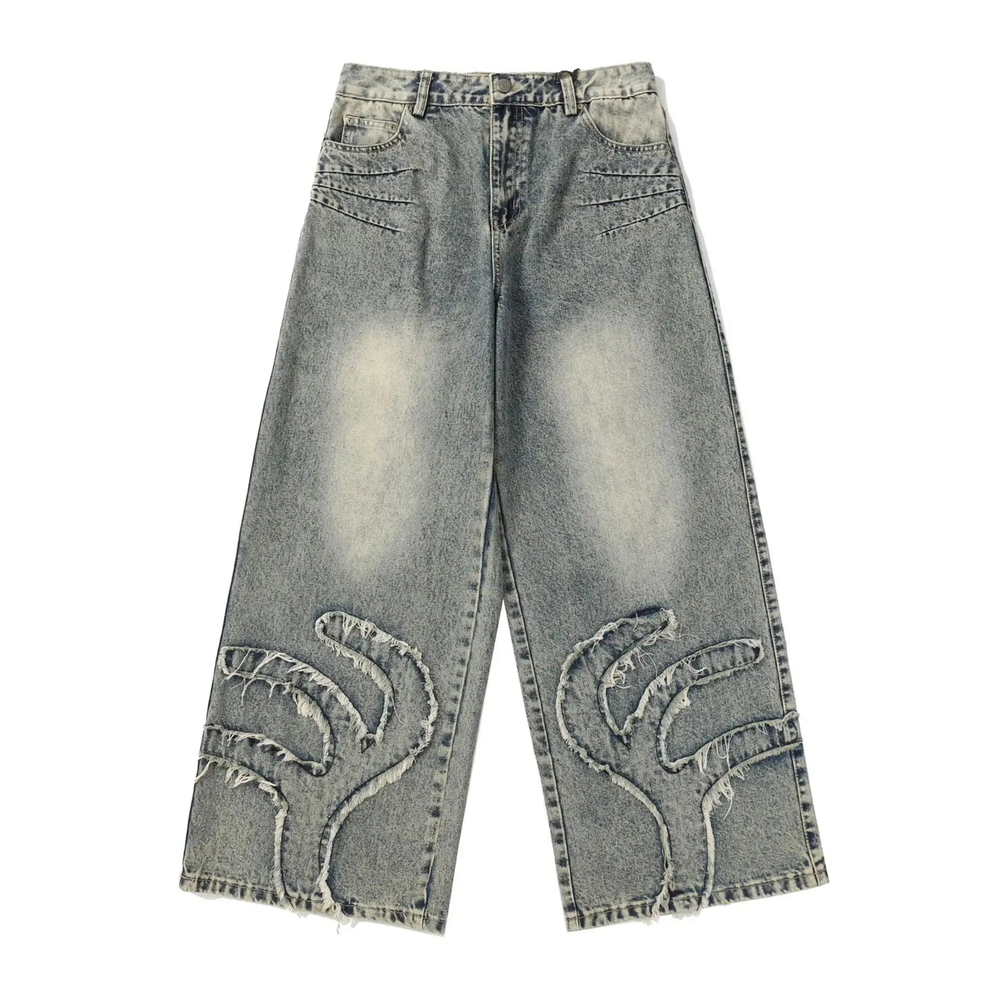 Y2K Distressed Baggy Jean - Hominus Denim