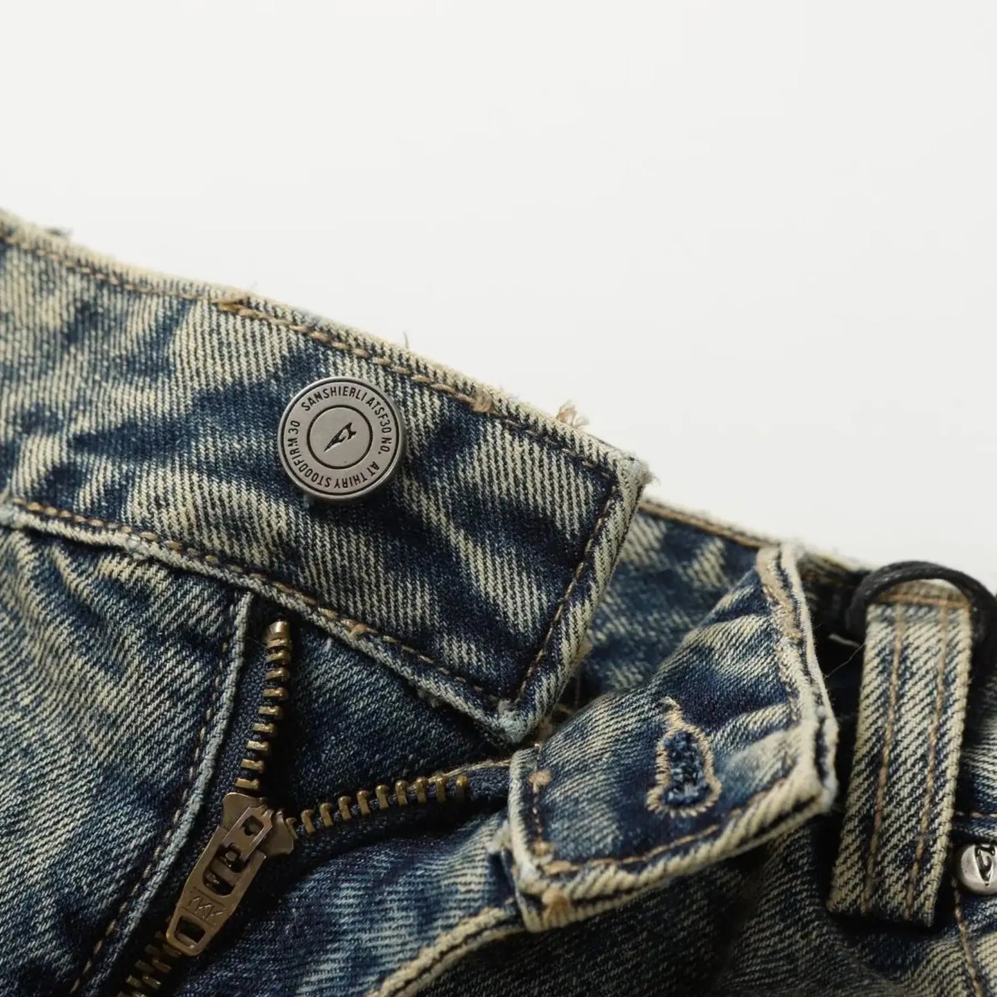 Y2K Distressed Baggy Jean - Hominus Denim