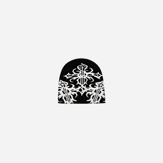 Y2K Gothic Pattern Beanie Hominus Denim