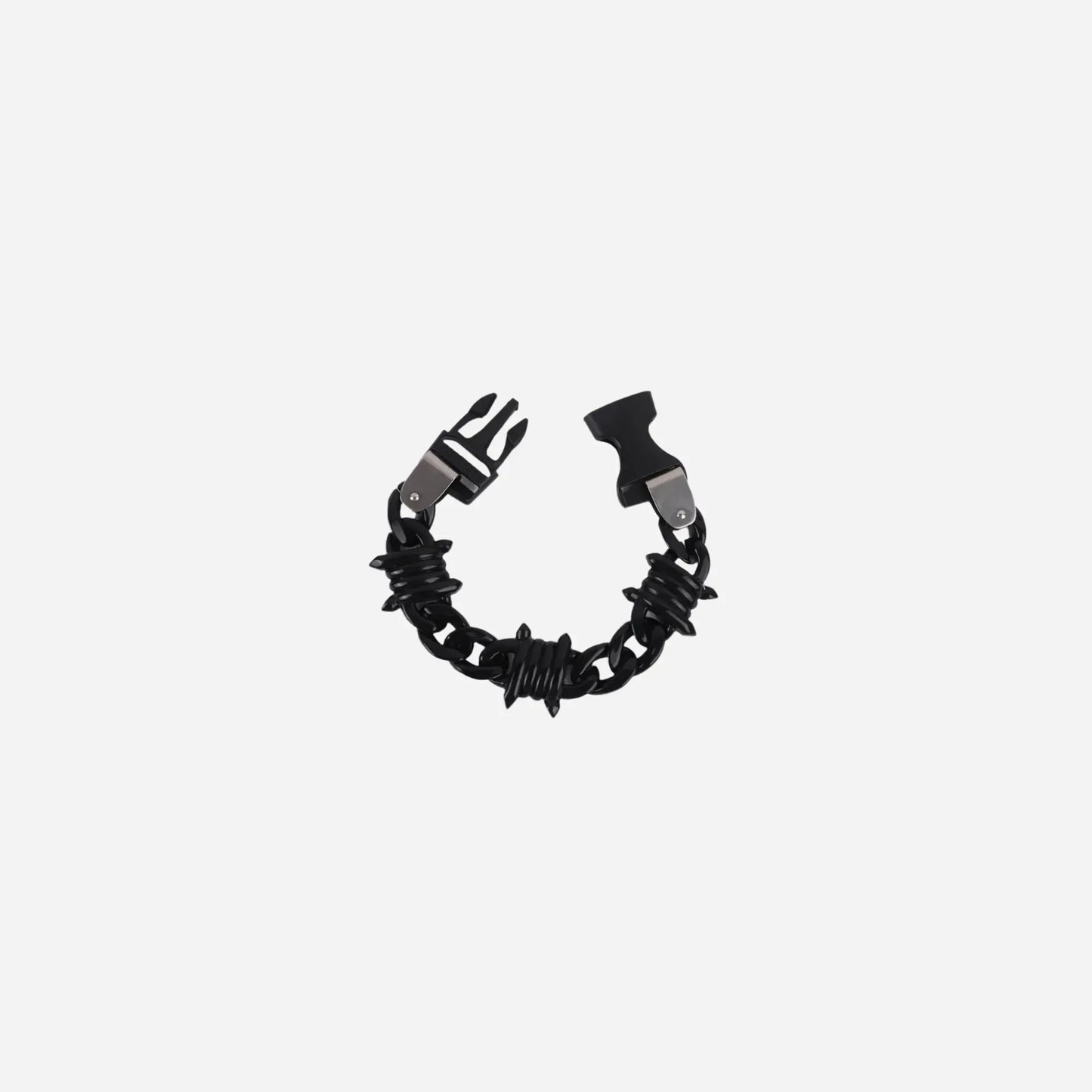 Y2K Gothic Spike Barbed Chain Bracelet Hominus Denim