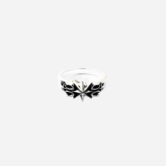 Y2K Gothic Star Stainless Ring Hominus Denim