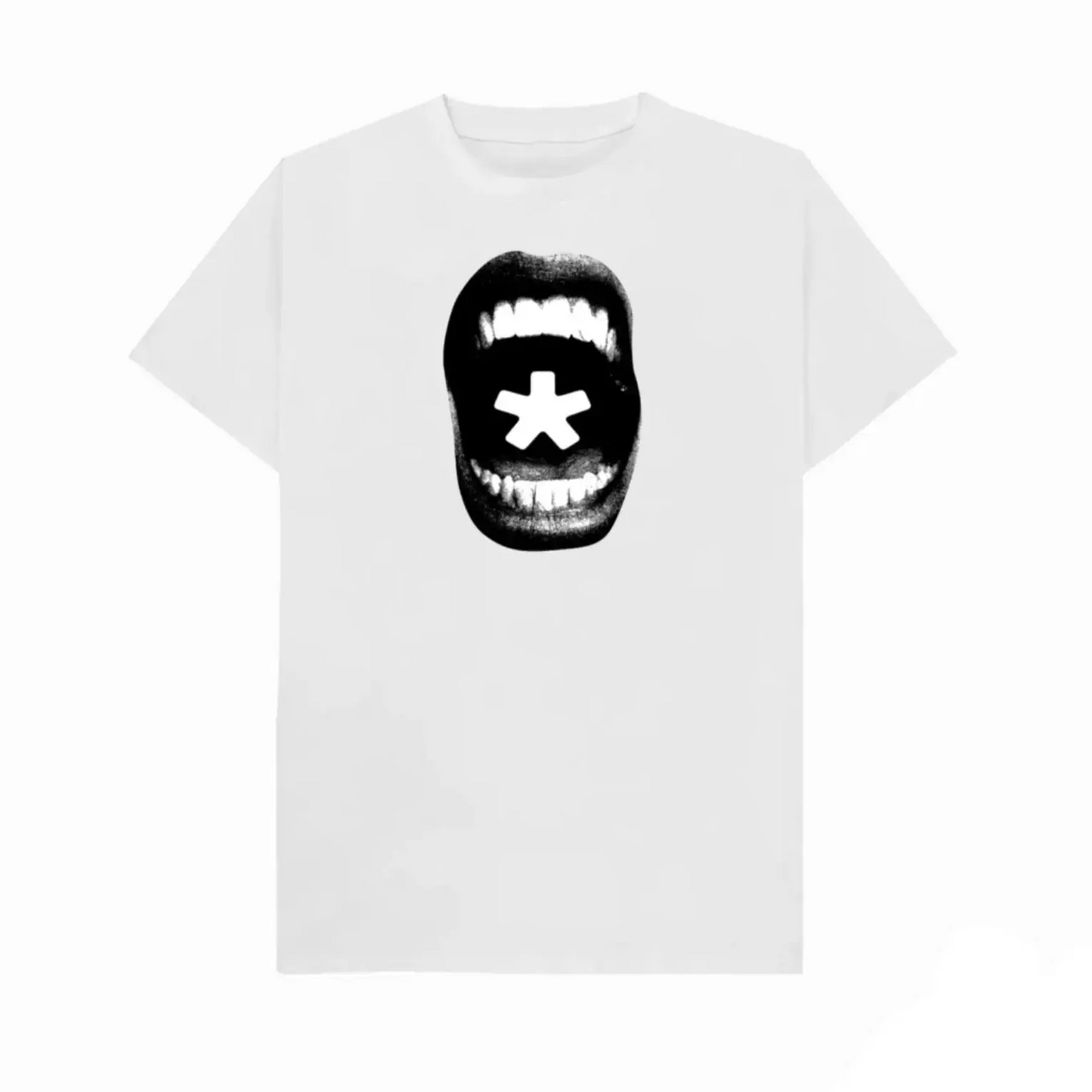 Y2K Graphic Printed Punk Mouth Tee Hominus Denim