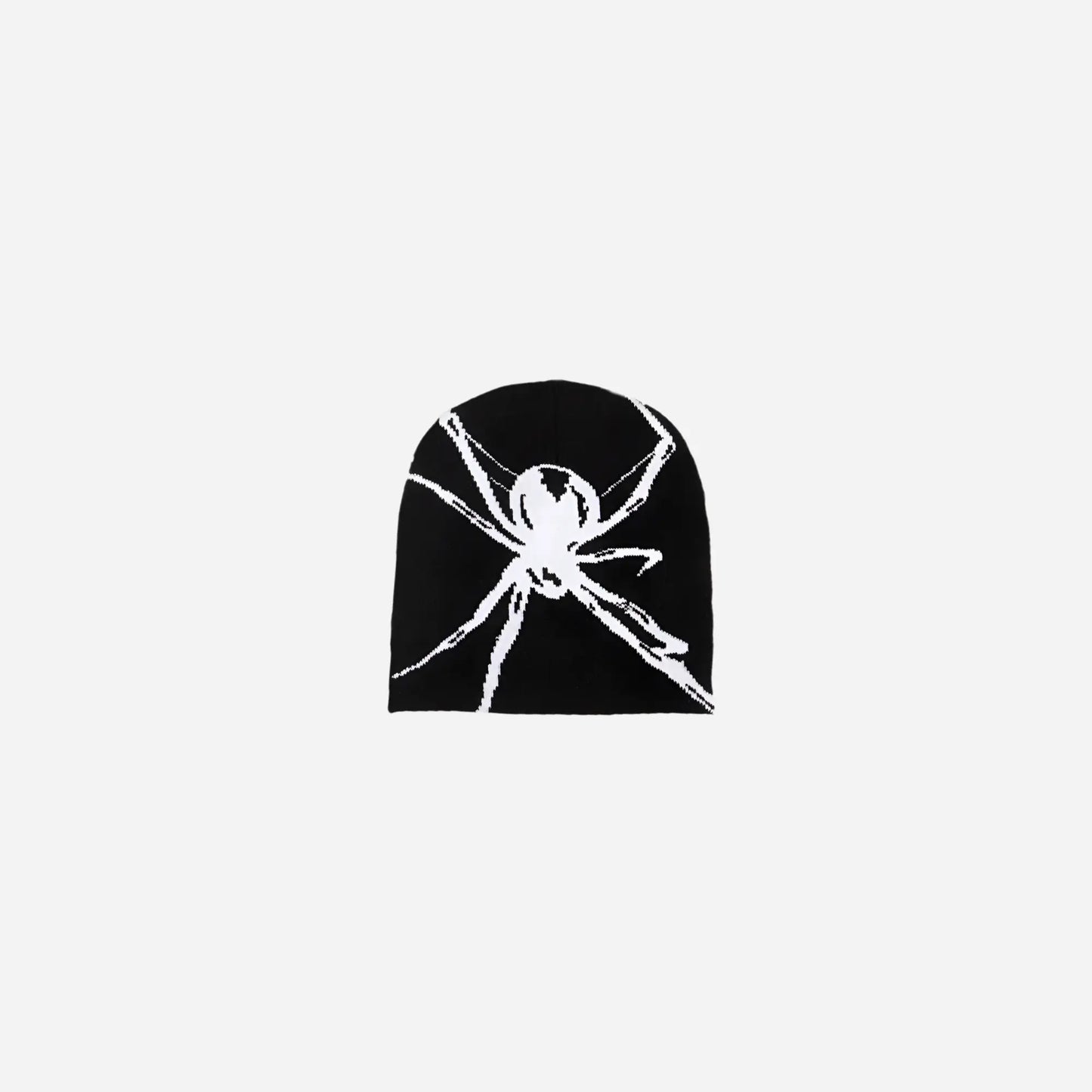Y2K Spider Design Knitted Beanie Hominus Denim