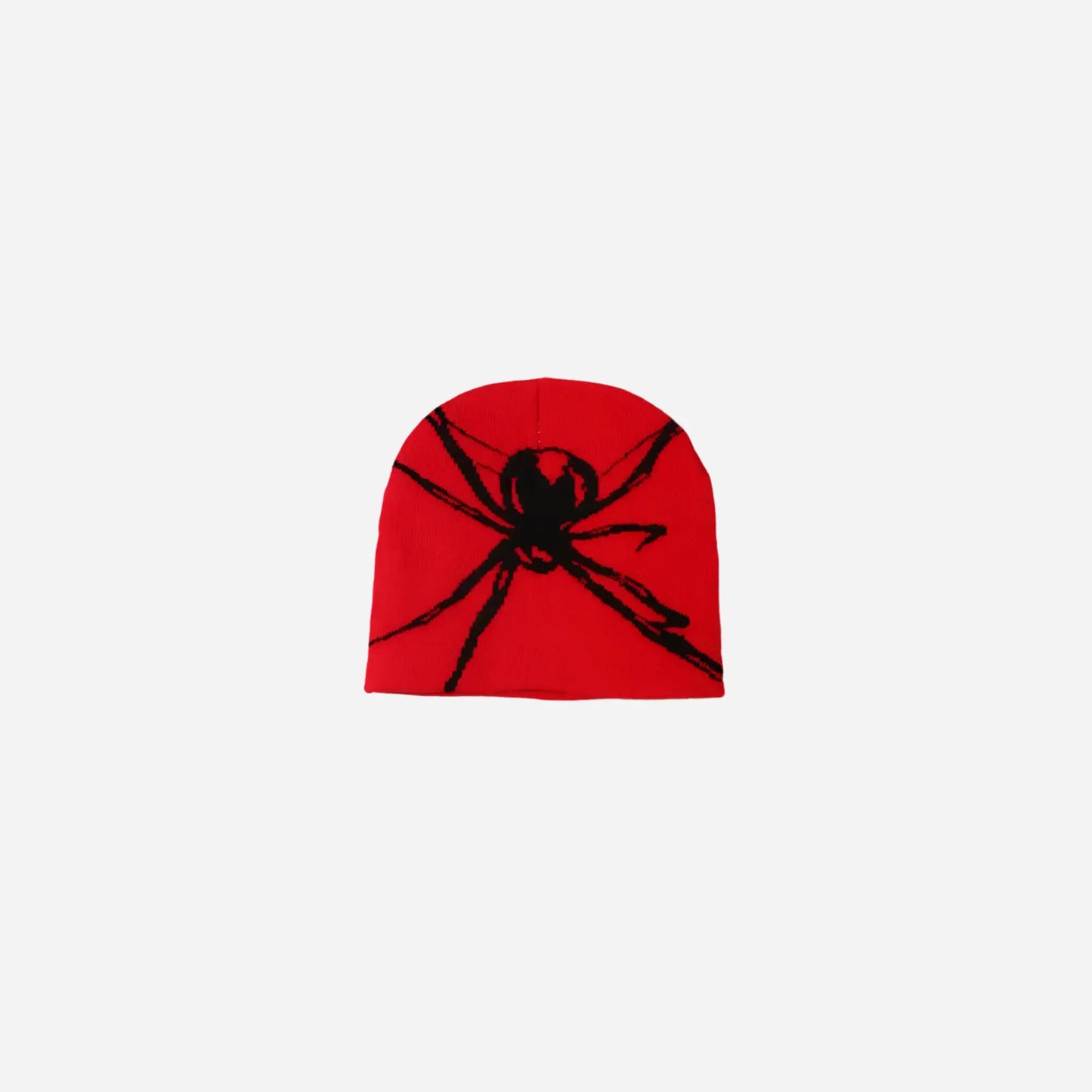 Y2K Spider Design Knitted Beanie Hominus Denim