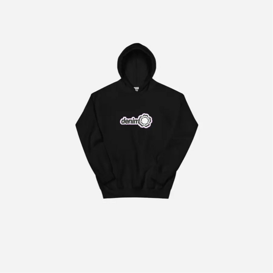 Y2K Vintage Logo Hominus Denim Hoodie Hominus Denim