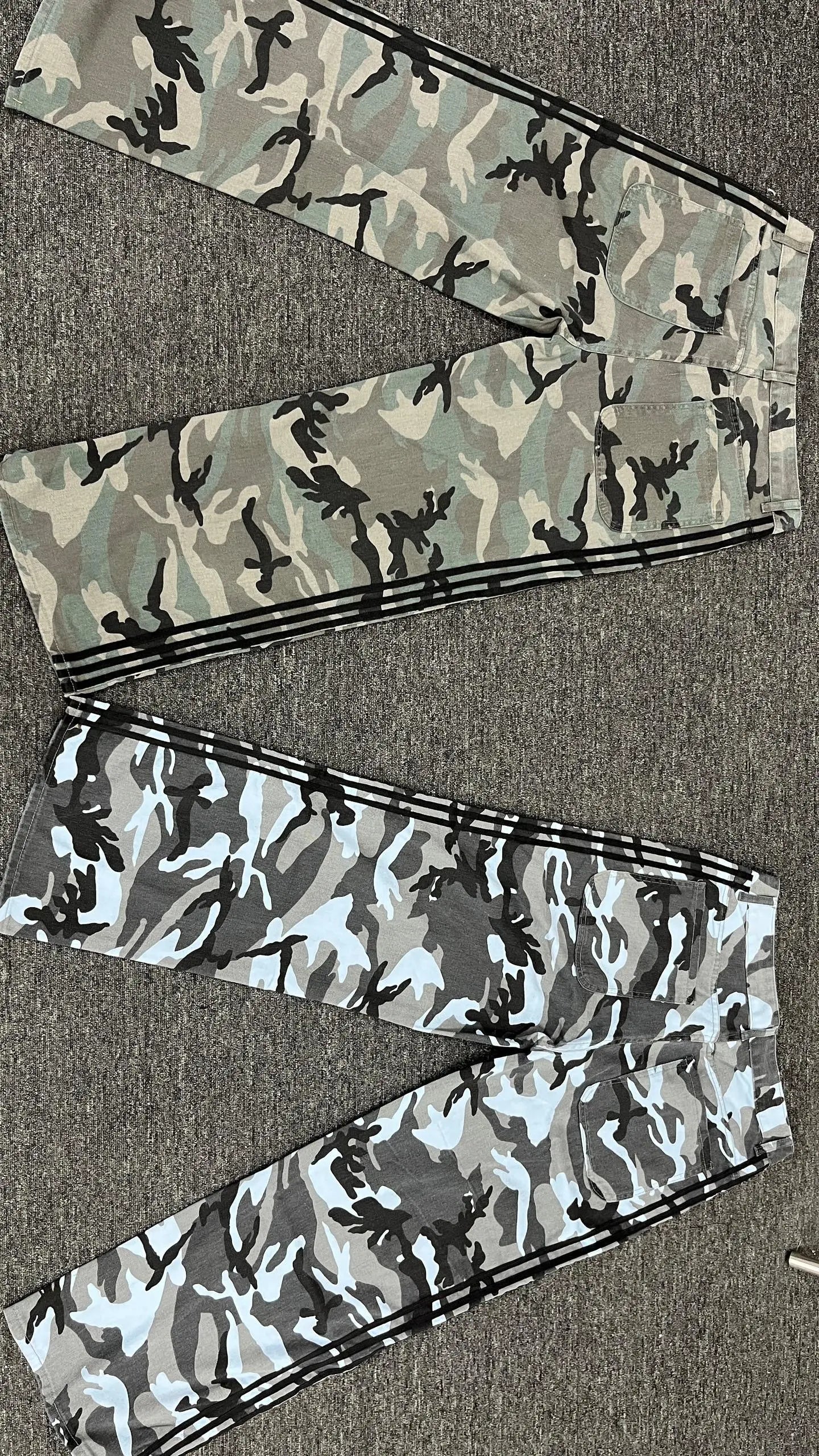 Y2k Washed Striped Baggy Jean Hominus Denim