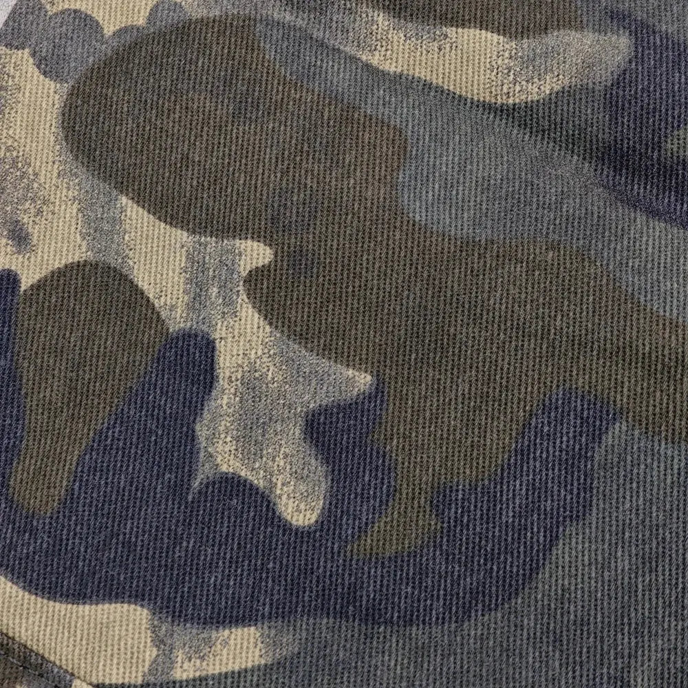 Yao Fashion Trend Brand High Quality 1:1 Casual Men Long Pants Camouflage Vintage Streetwear Loose Trousers Pants For Men Unisex Hominus Denim