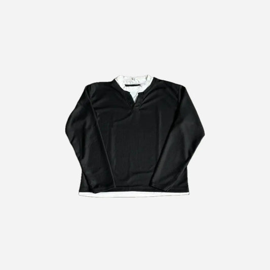 Yao888 Casual Simple Style Oversize High Street Waffle Fabric Men Tops Long Sleeve Tee Korean Fashion Style T Shirt For Men Hominus Denim