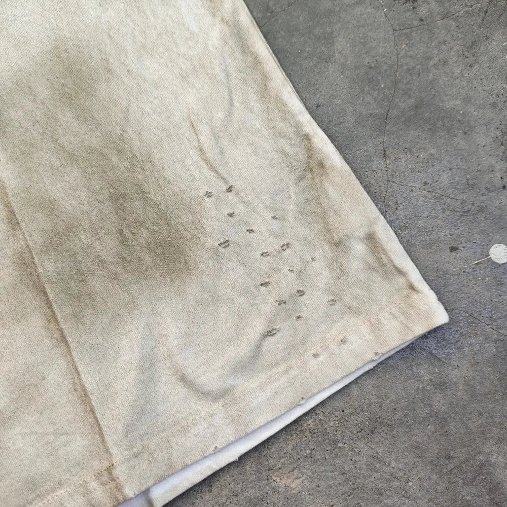 Yao888 Wasteland Style Dirty Casual Men Tops Vest Graphics Print Streetwear Oversize HipHop Cotton Fashion T Shirt For Men Hominus Denim