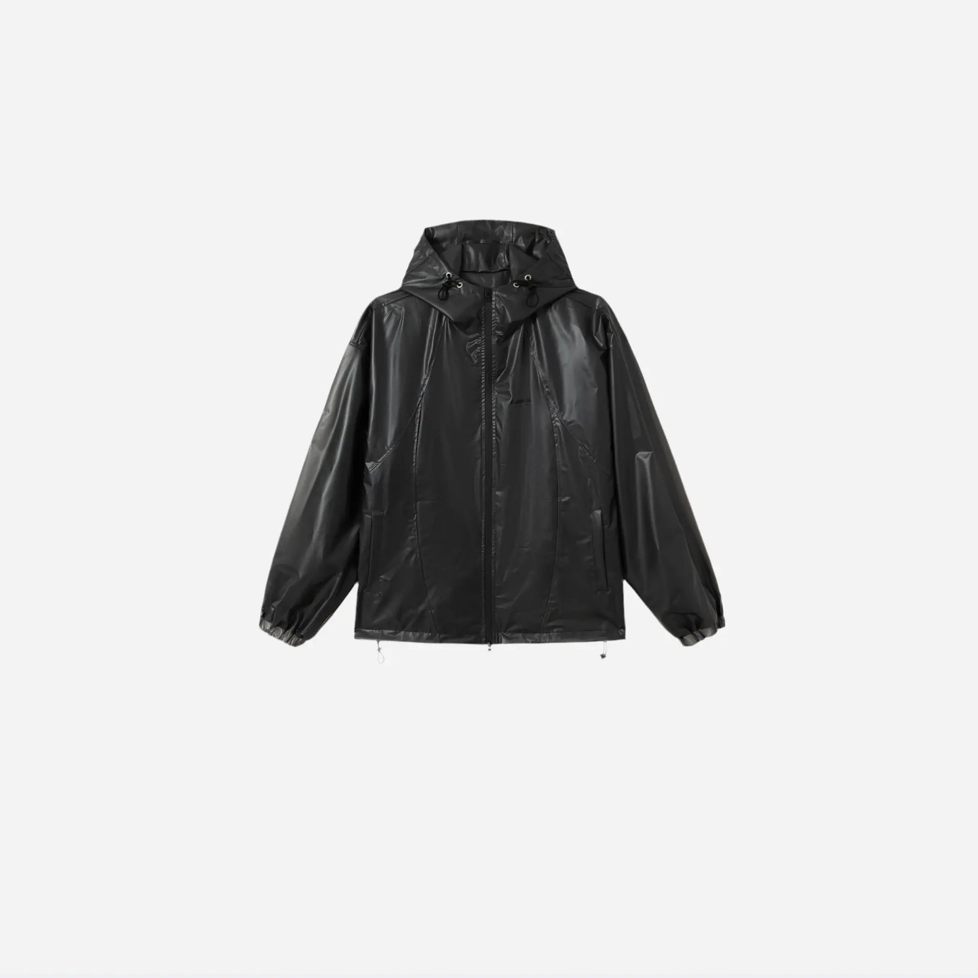033 Black Windbreaker Jacket Hominus Denim