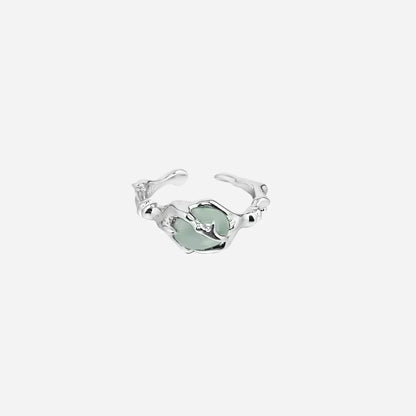 925 Sterling Silver Liquid Lava Ring Hominus Denim