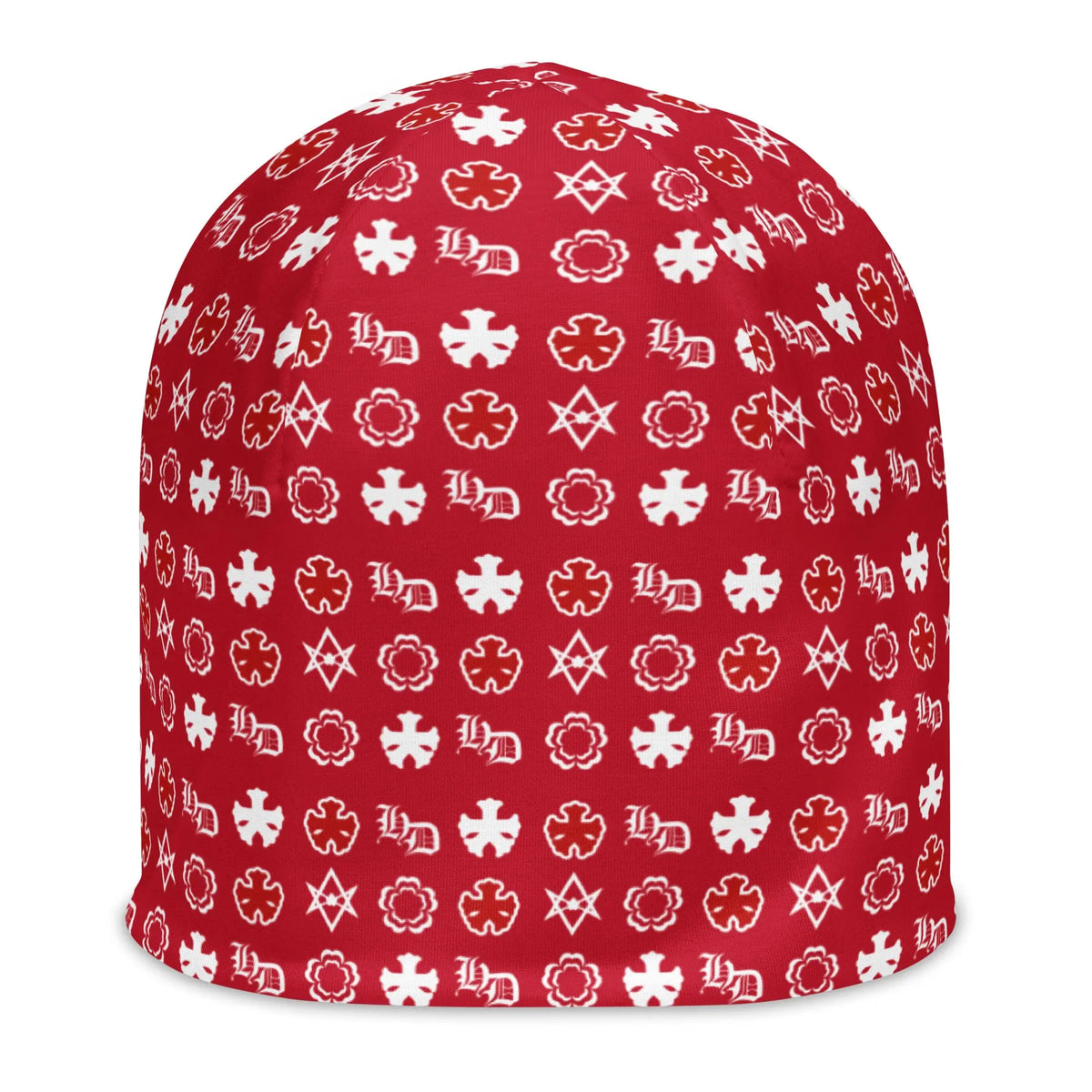 All-Over Print Beanie Hominus Denim