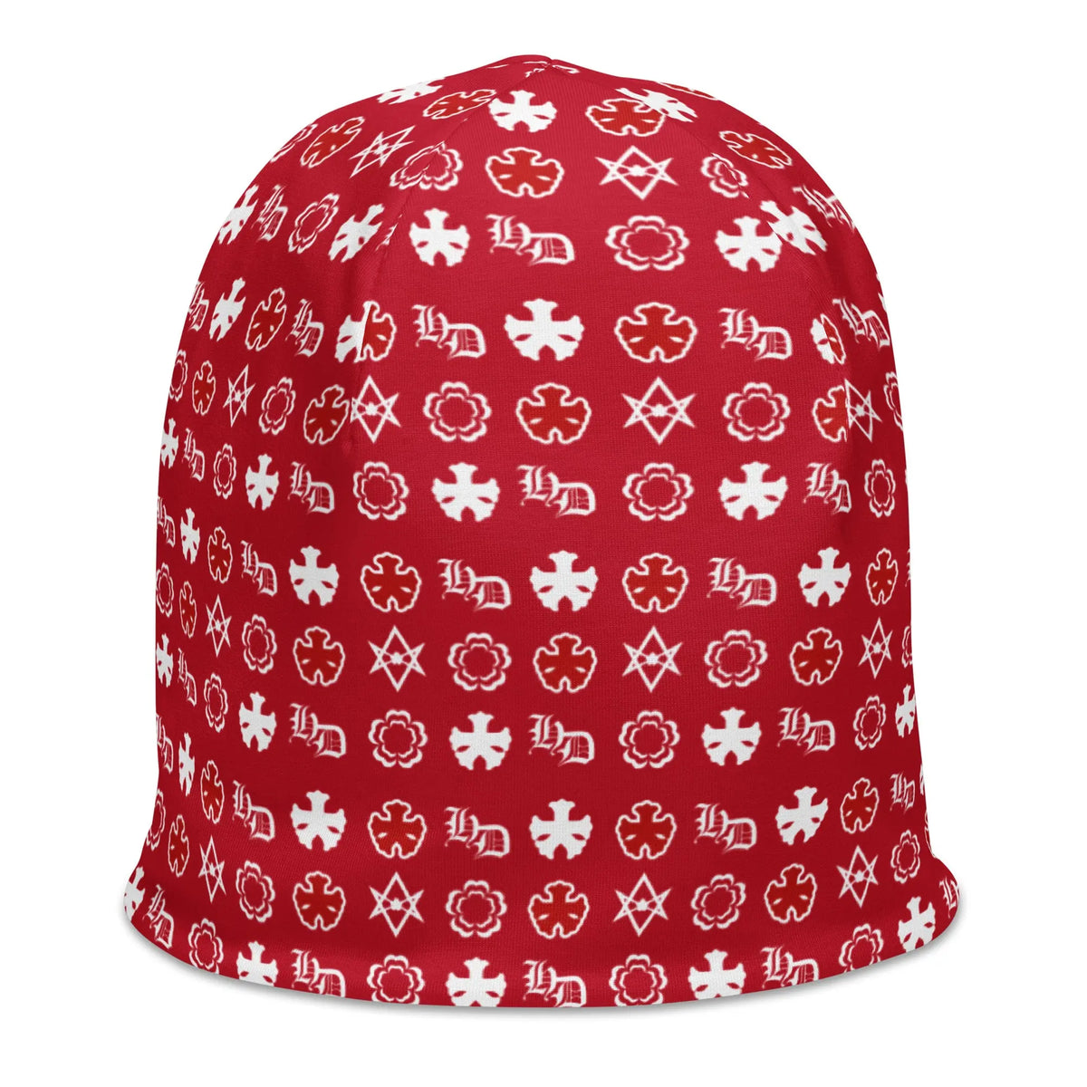 All-Over Print Beanie Hominus Denim