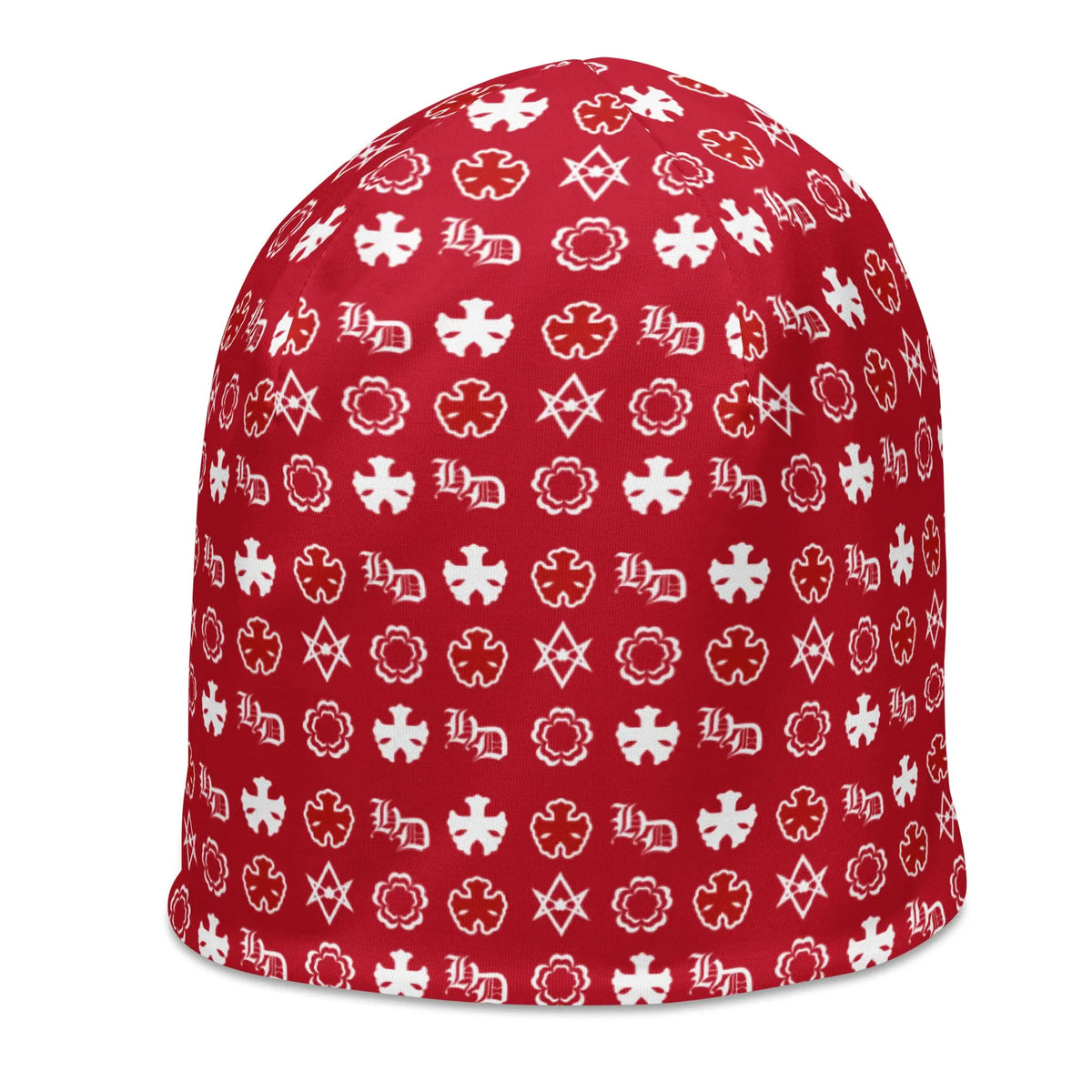 All-Over Print Beanie Hominus Denim