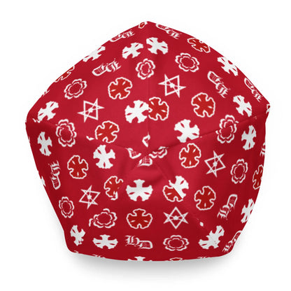 All-Over Print Beanie Hominus Denim