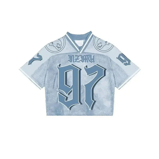 American Y2k Retro Sports Jersey Tee Hominus Denim