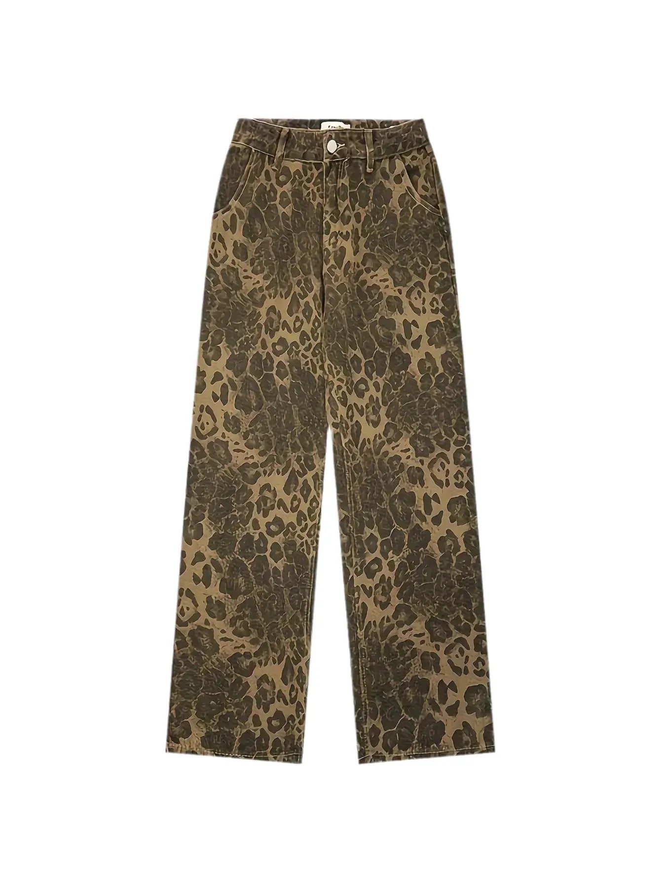 Baggy Leopard Skin Graphic Denim Jean Hominus Denim