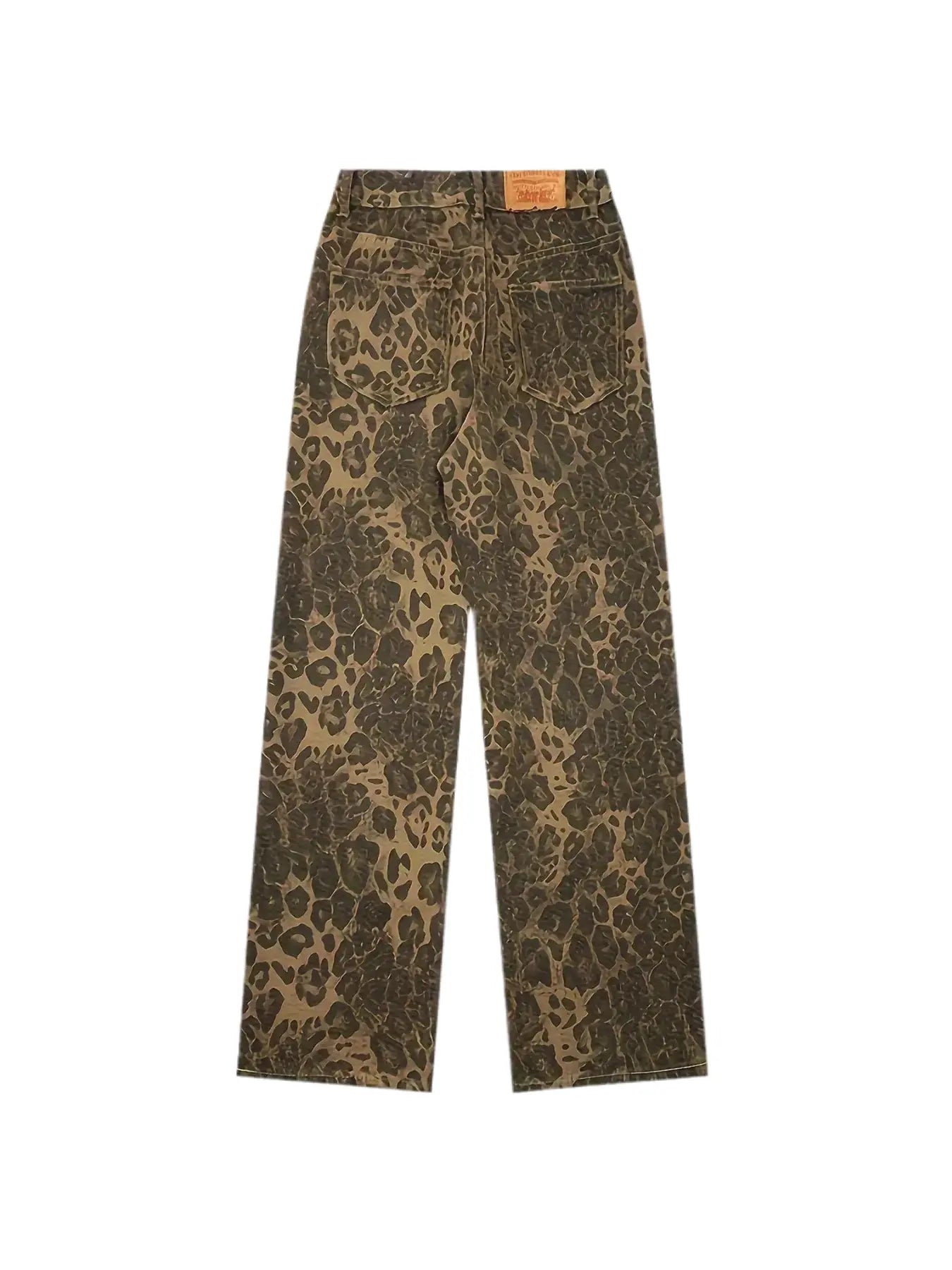 Baggy Leopard Skin Graphic Denim Jean Hominus Denim