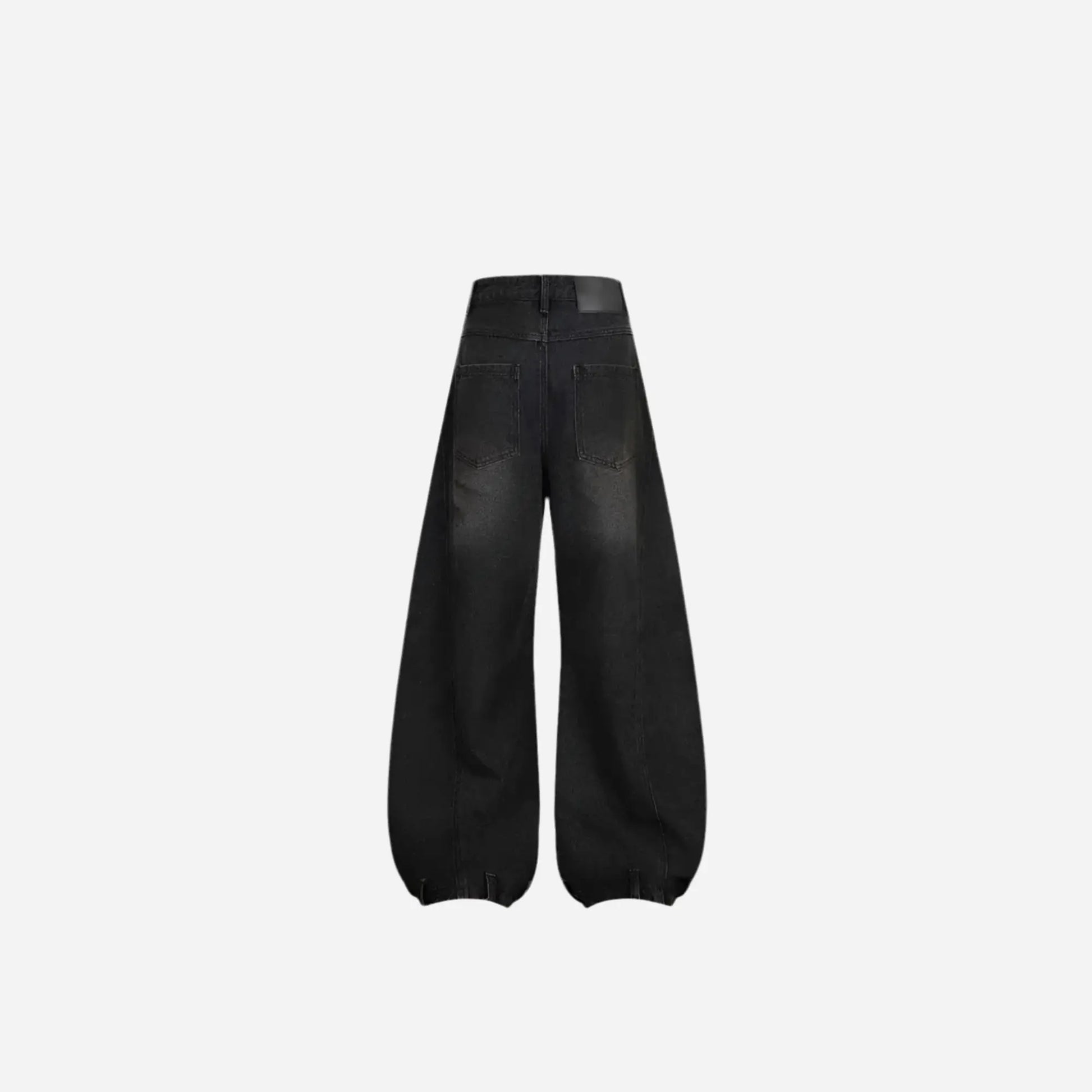 Baggy Ripped Graffiti Printed Denim Jean Hominus Denim