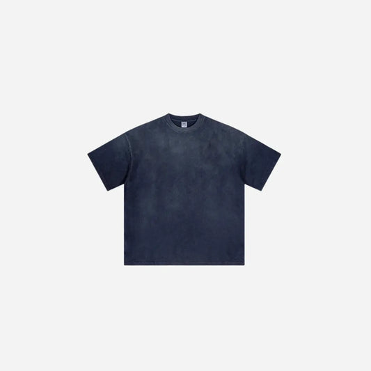 Basics Washed Grunge Essential Blank Tee Hominus Denim