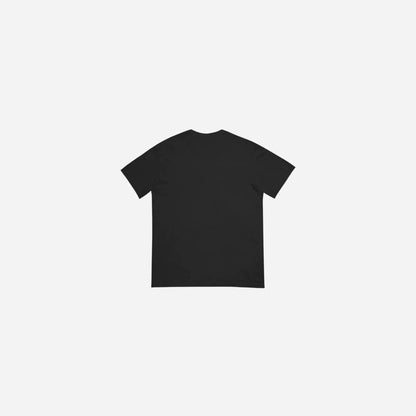 Black Hominus Logo Pattern Dyed Tee Hominus Denim