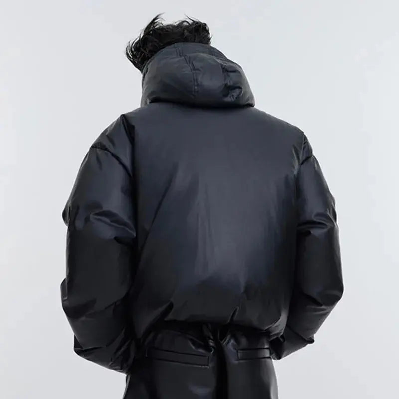 Black Oversized Puffer Jacket