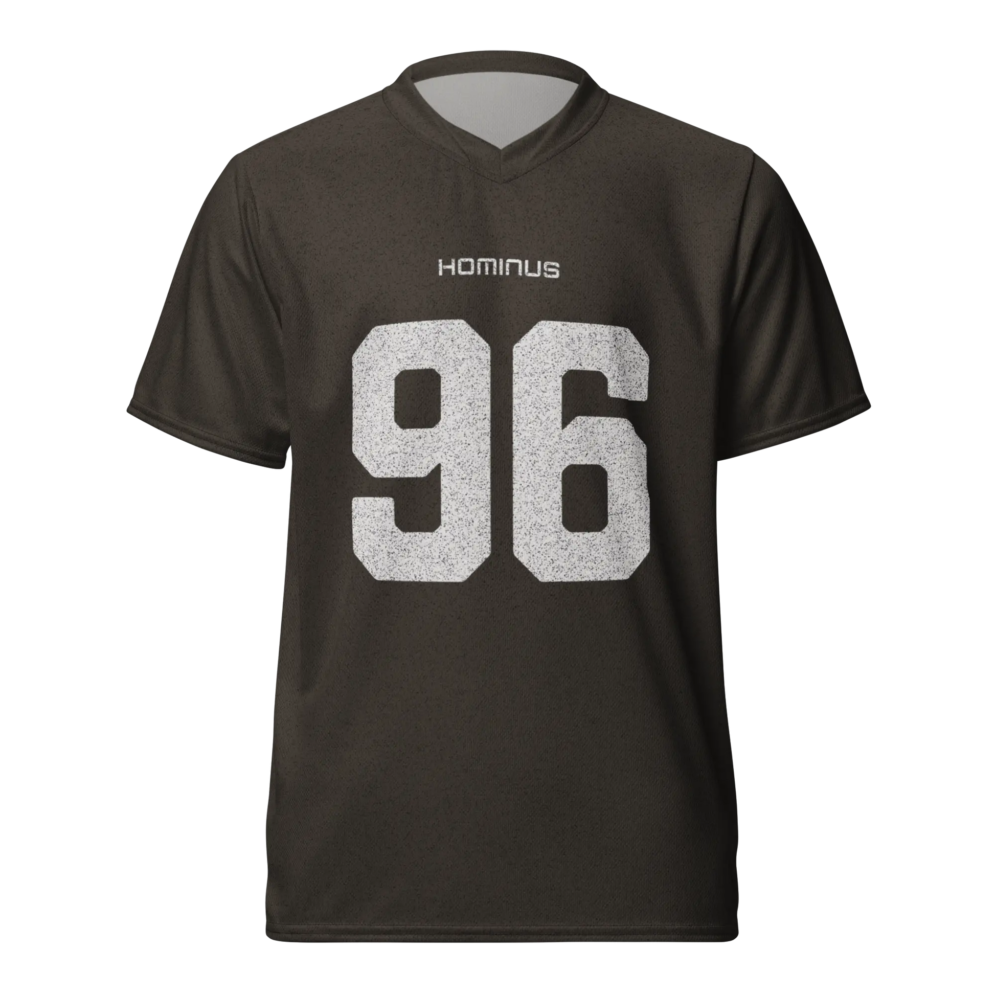 Brown Printed Fashion Sport Jersey Tee Hominus Denim