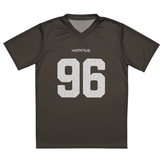 Brown Printed Fashion Sport Jersey Tee Hominus Denim