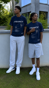 France 2026 Oversized Graphic Tee – Vintage Y2K Football Shirt Archived Memories