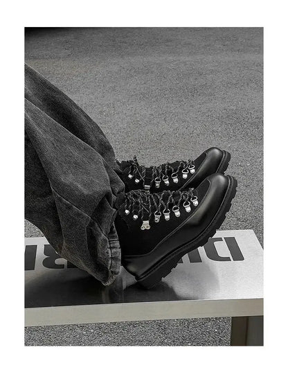 COZOK Leather Shoes Casual Business Shoes for Men Fashion Dress Tenis De Hombre Moccasins Mokasin Tenis Caballero Designer sneak Hominus Denim