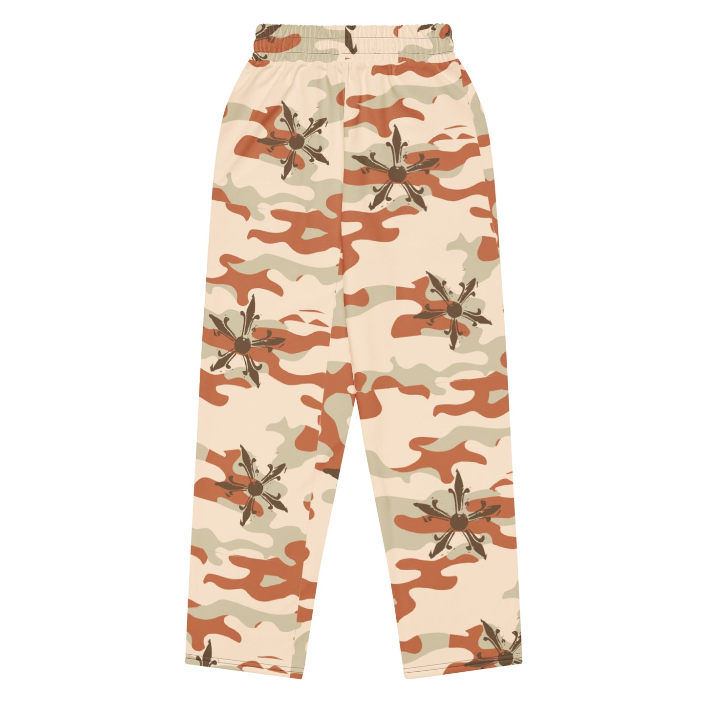 Camo Gothic Logo Pattern Baggy Sweatpant