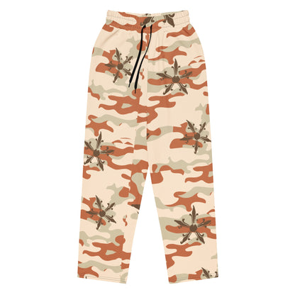 Camo Gothic Logo Pattern Baggy Sweatpant